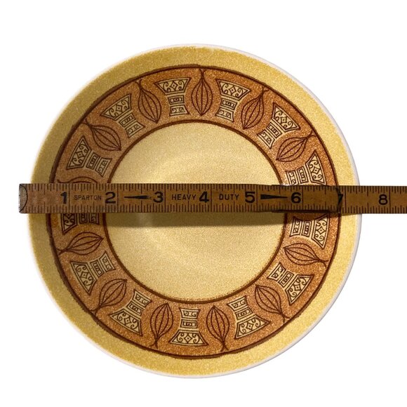 Vintage Honey Gold Bowl Tiki Anchor Hocking Atomic Onion - Picture 3 of 4